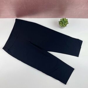 Krazy Larry Solid Black Capri Shorts Pants Women Size 8
